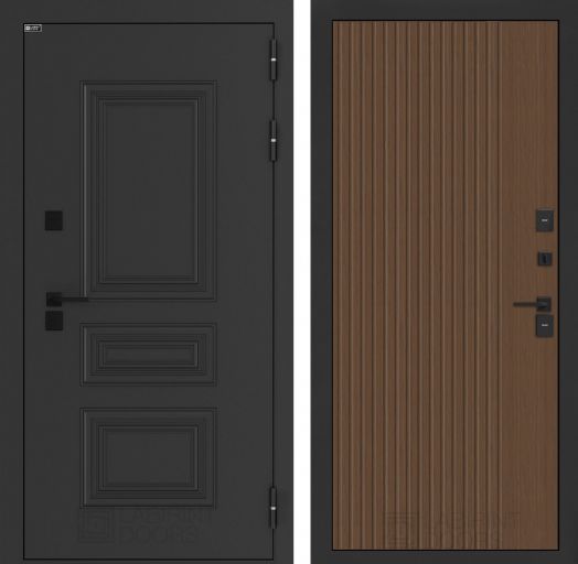 Входная дверь Лабиринт Аляска Лайт - 29 Дуб кантри темный с терморазрывом