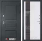 Входная дверь Лабиринт ATLANTIC - 32 Белый софт рельеф с терморазрывом