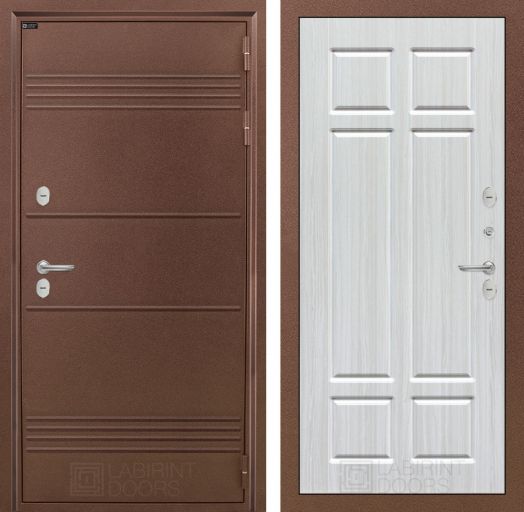 Входная дверь Лабиринт Термо Лайт - 08 Кристалл вуд с терморазрывом