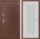 Входная дверь Лабиринт Термо Лайт - 30 Белый софт рельеф с терморазрывом