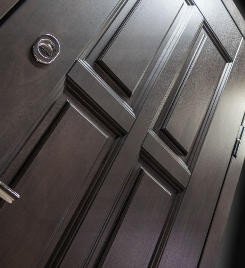 Входная дверь Лабиринт Лондон - Зеркало панорама Белый софт с терморазрывом