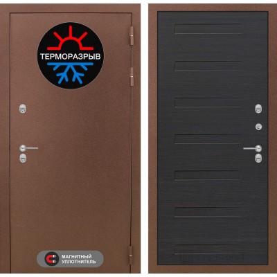 Входная дверь Лабиринт Термомагнит - 14 Эковенге с терморазрывом