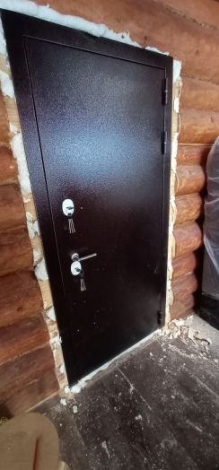 Входная дверь Лабиринт Термомагнит - Зеркало панорама с тонировкой Черный кварц с терморазрывом