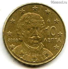 Греция 10 евроцентов 2008