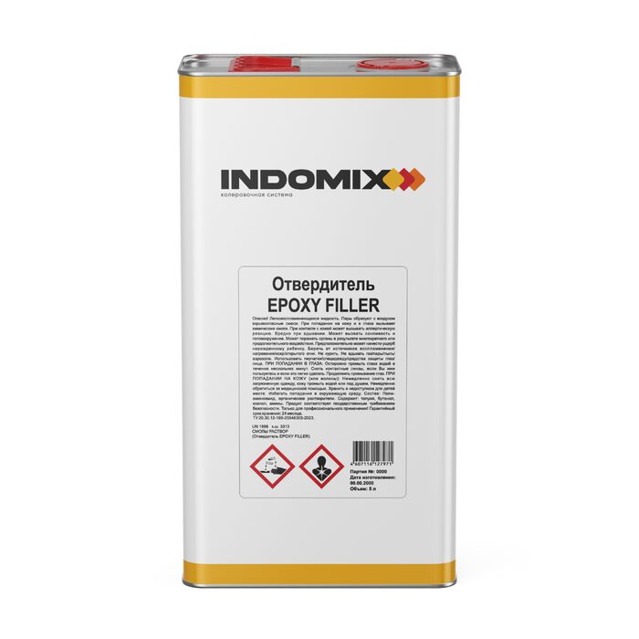 Indomix Epoxy filler Отвердитель, 5л.