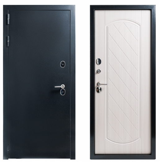 Входная дверь с терморазрывом Заводские Термо Лайт - Сандал белый