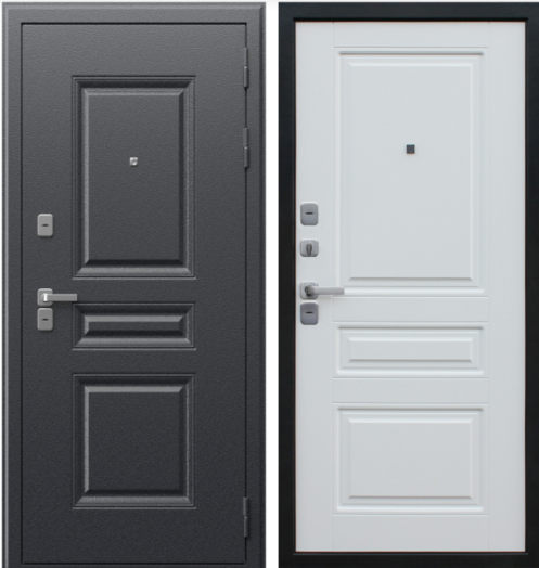 Входная дверь с терморазрывом АСД Диксон - Белый матовый