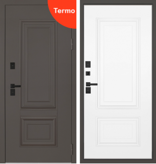 Входная дверь с терморазрывом АСД Тайга - Белый