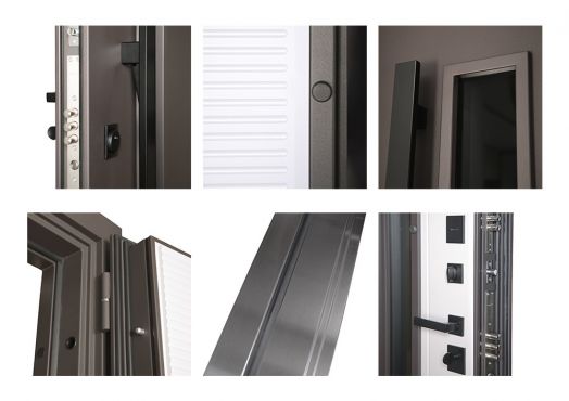 Входная дверь с терморазрывом и стеклопакетом АСД Barone - Капучино