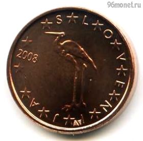 Словения 1 евроцент 2008