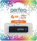 флэш-карта Perfeo 4GB C04 Black черная