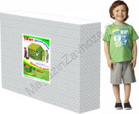 Домик фиолетово-жёлтый 120x120 см