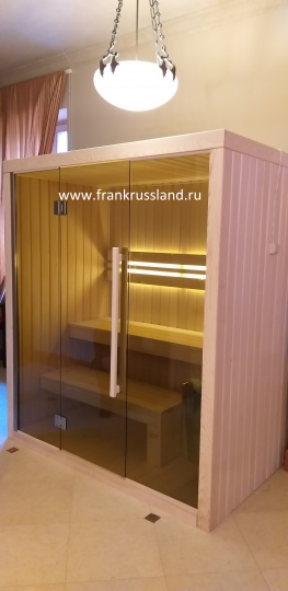 Финская сауна Frank F825 Липа 1500x1500x2100mm схема 12