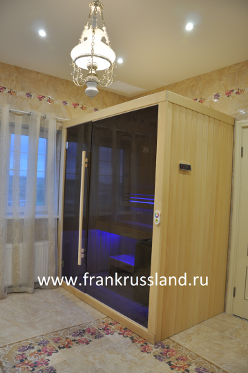 Финская сауна Frank  F818 Кедр 1800x1400x2100mm схема 10