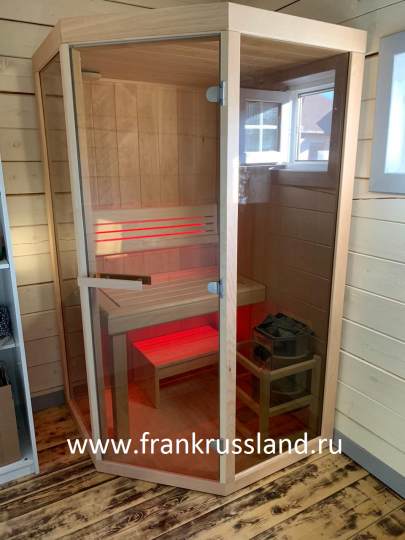 Финская сауна Frank F827 Кедр 1700x1700x2100mm схема 9 Финская сауна Frank F827 Кедр 1700x1700x2100mm схема 9