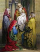 Икона Сретения: Символ Жизни Вечной (рукописная)