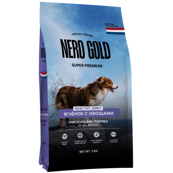 Сухой корм для собак Nero Gold Super Premium Lamb с ягненком