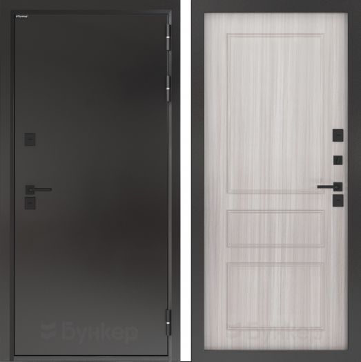 Входная дверь с терморазрывом Бункер BN 10 Тепло Плюс - 03 Сандал белый