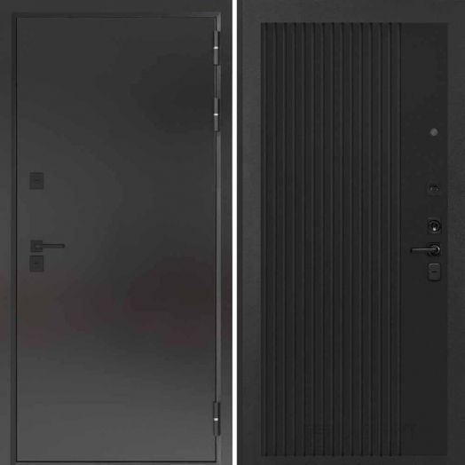 Входная дверь с терморазрывом Бункер BN 10 Тепло Плюс - 29 Черный кварц