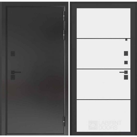 Входная дверь с терморазрывом Бункер BN 10 Тепло Плюс - 25 Белый софт