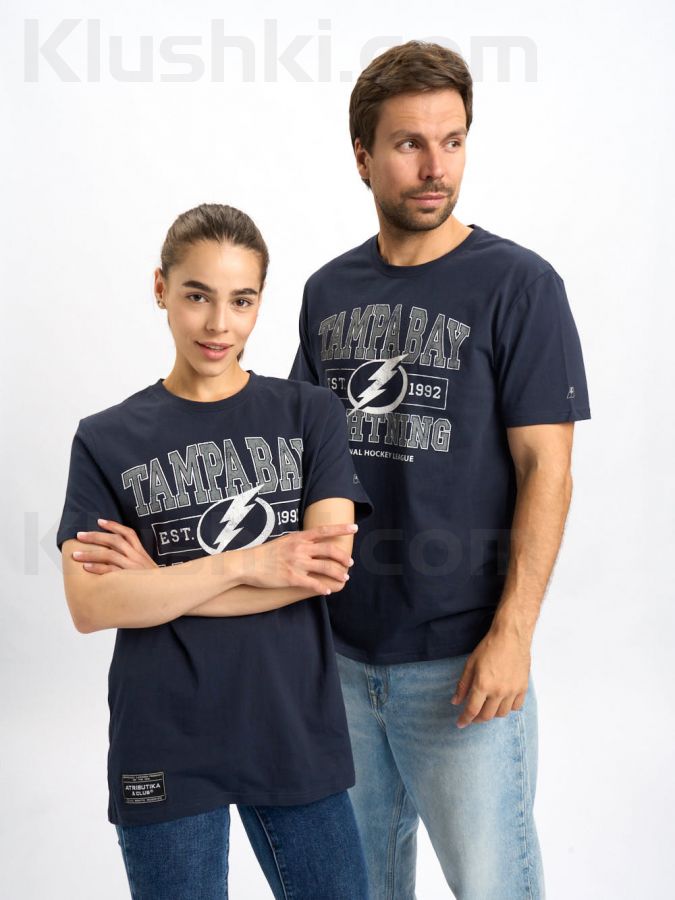 Футболка Tampa Bay Lightning, син., (ТМ ATRIBUTIKA&CLUB) арт 309680