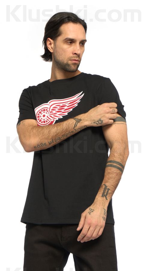 Футболка Detroit Red Wings, черн., (ТМ ATRIBUTIKA&CLUB) арт 31830