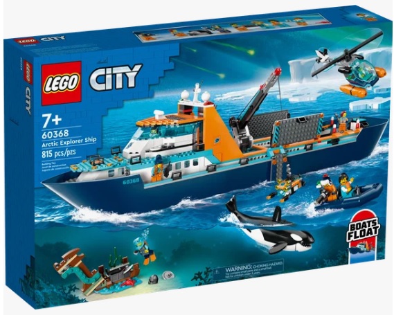 LEGO City 60368 Корабль «Исследователь Арктики»