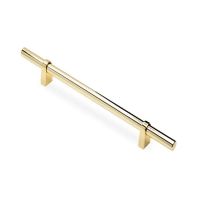 Мебельная ручка-рейлинг Cebi A1260/224 Smooth полированное золото