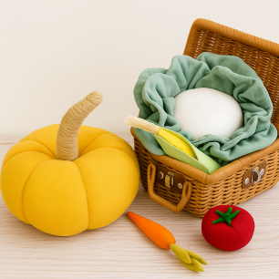 Набор для пошива игрушек - Овощи, как настоящие // Кантри