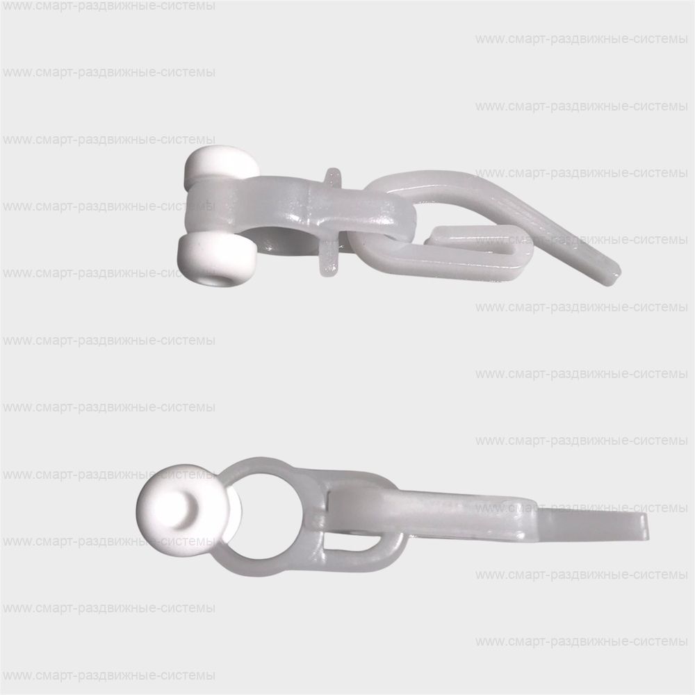 Крючки для скрытого карниза роликовые Gips-RK 100 шт.