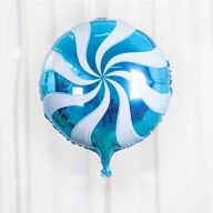 Шар 45см Леденец голубой