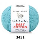 фото Пряжа BABY COTTON  Gazzal 3451