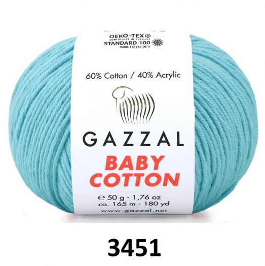 Пряжа BABY COTTON  Gazzal (GBC)