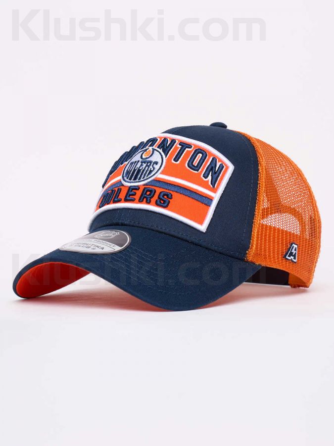Кепка Edmonton Oilers, син.-оранж., 55-58 (ТМ ATRIBUTIKA&CLUB), Арт.32276
