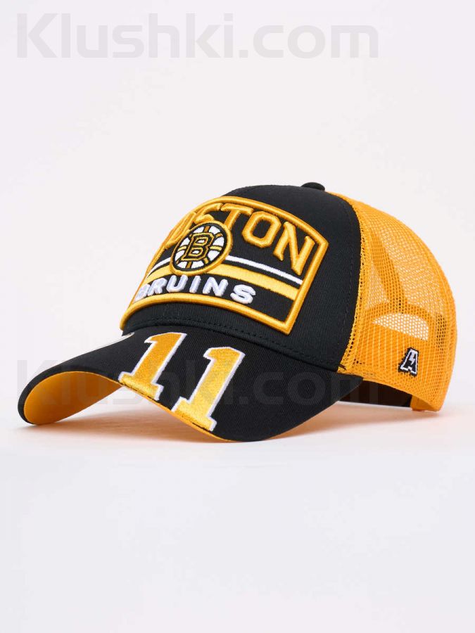 Кепка Boston Bruins №11, черн.-желт., 55-58 (ТМ ATRIBUTIKA&CLUB), Арт.32285