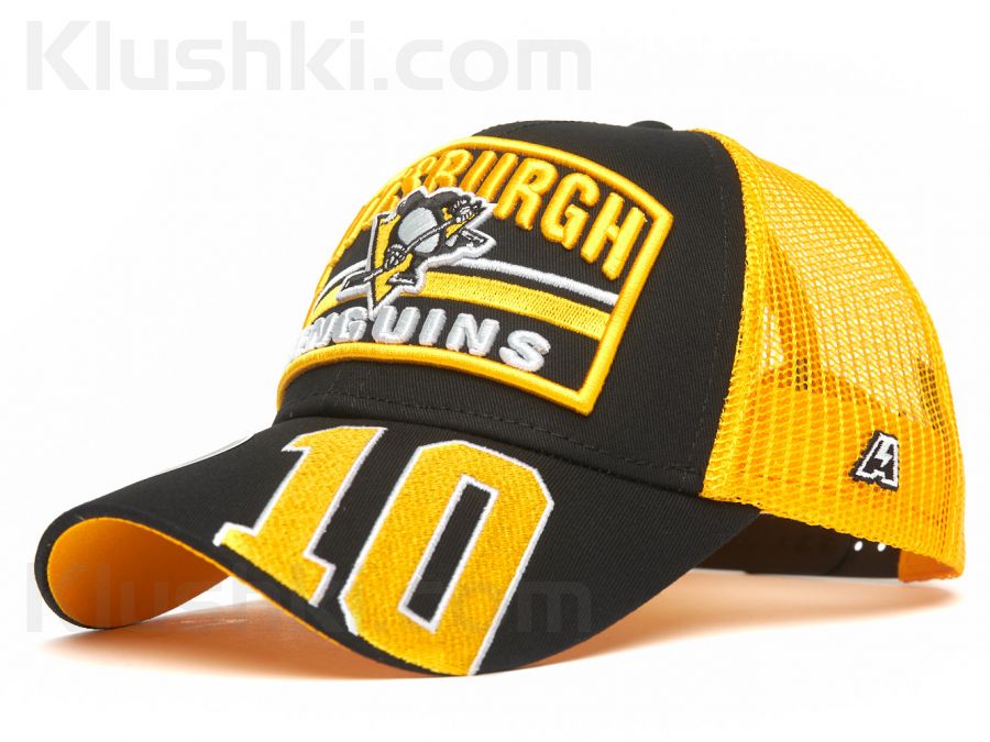Кепка Pittsburgh Penguins №10, черн.-желт., 55-58 (ТМ ATRIBUTIKA&CLUB), Арт.31572