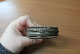 Таиланд Серебряные слитки (браслетные деньги) 89 грамм