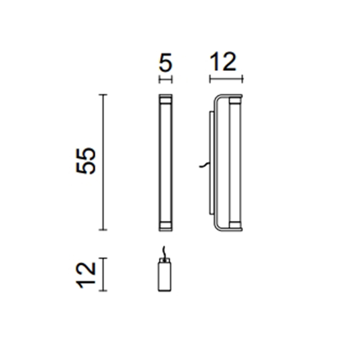 Одинарное бра Oasis Stradivari 5HLSTA002D ФОТО