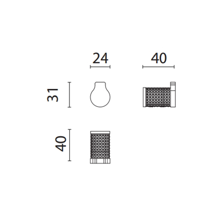 Крючок подвесной Oasis Defile 0AGD001 ФОТО