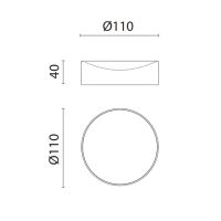 Мыльница настольная Oasis Defile 0AGD026 гладкая схема 4