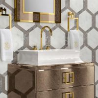 Раковина Oasis OPT95 70х40 см накладная с тремя отверстиями схема 1