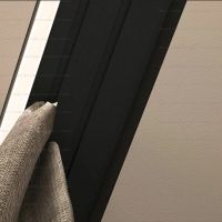 Скрытый карниз Gips-SK60 в интерьере крупный план