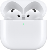 наушники apple airpods 4  2024 с беспроводным зарядным футляром без ANC white