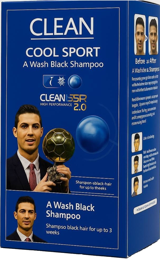 Краска Шампунь CLEAN для волос 1шт (вн 10шт)