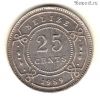 Белиз 25 центов 1989