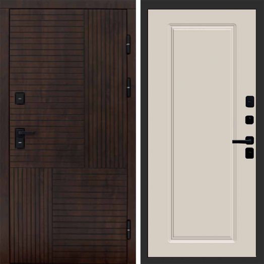 Входная дверь Termo-door Премиум винорит Веста Дуб с терморазрывом - Гранд Слоновая кость