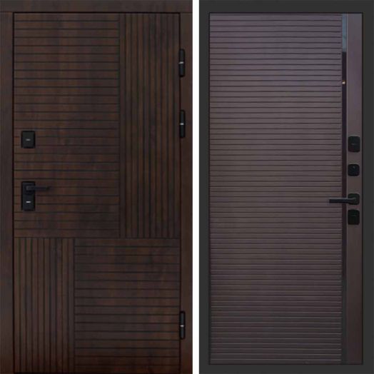 Входная дверь Termo-door Премиум винорит Веста Дуб с терморазрывом - Porte Шоколад