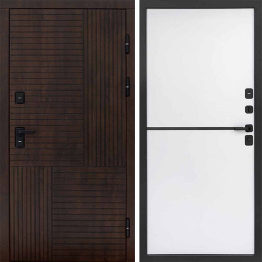 Входная дверь Termo-door Премиум винорит Веста Дуб с терморазрывом - Нео White