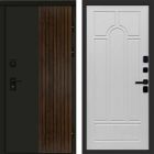 Входная дверь Termo-door Премиум винорит Форт Дуб с терморазрывом - Арка Лиственница