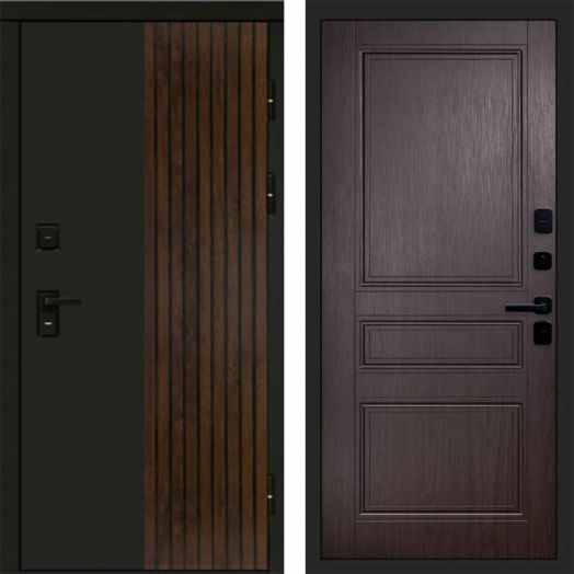 Входная дверь Termo-door Премиум винорит Форт Дуб с терморазрывом - Класскика Венге